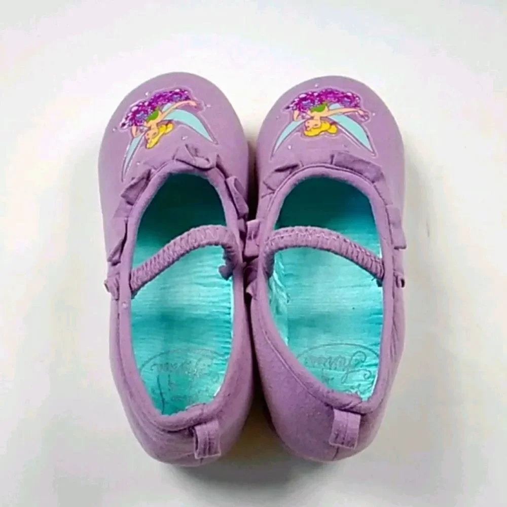 10/X$ 50 Disney Fiareis Girl Slippers Size 2/3